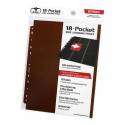 Ultimate Guard 18-Pocket Pages Side-Loading 10 Unidades Marron