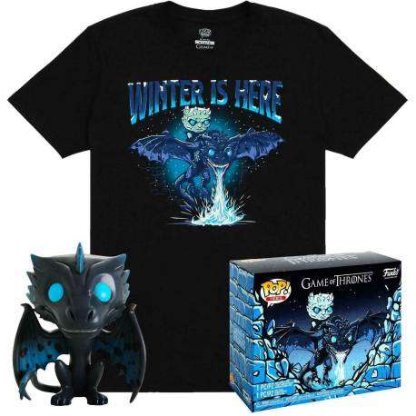 Funko Pop! & Tee - Icy Viserion - Juego de Tronos - Exclusive 10cm Funko Pop! & Tee - Icy Viserion - Juego de Tronos - Exclusive 10cm