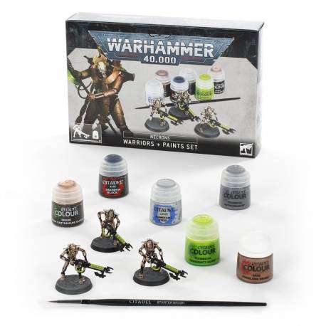 Necrones: Set de guerreros + Set de Pintura