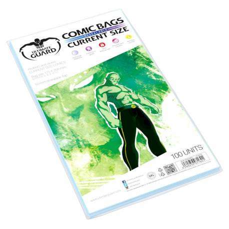 Ultimate Guard Bolsas Comics Current Size reutilizables 100 uds Ultimate Guard Bolsas Comics Current Size reutilizables 100 uds
