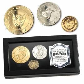Set de Monedas el Banco Gringotts - The Noble Collection