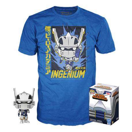 Funko Pop! & Tee - Tenya (Full Mech Suit) - My Hero Academia - Exclusive 10cm Funko Pop! & Tee - Tenya (Full Mech Suit) - My Hero Academia - Exclusive 10cm