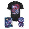 Funko Pop! & Tee - Captain America Civil War - Exclusive 10cm