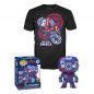 Funko Pop! & Tee - Captain America Civil War - Exclusive 10cm Funko Pop! & Tee - Captain America Civil War - Exclusive 10cm