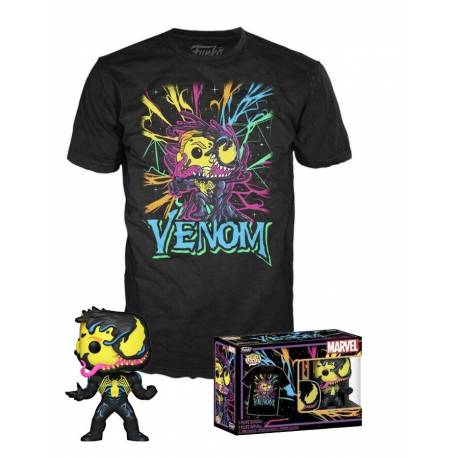Funko Pop! & Tee - Venom Blacklight - Exclusive 10cm Funko Pop! & Tee - Venom Blacklight - Exclusive 10cm