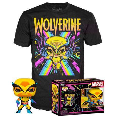 Funko Pop! & Tee - Wolverine - Lobezno Blacklight - Exclusive 10cm Funko Pop! & Tee - Wolverine - Lobezno Blacklight - Exclusive 10cm
