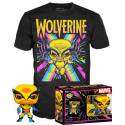 Funko Pop! & Tee - Wolverine - Lobezno Blacklight - Exclusive 10cm