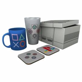 Pack Taza + Posavasos + Vaso XXL PlayStation
