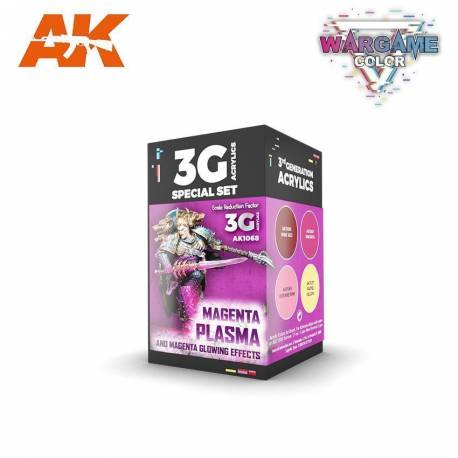 Magenta Plasma and Glowing Effects Wargame Color Set - Pintura AK Interactive Magenta Plasma and Glowing Effects Wargame Color Set - Pintura AK Interactive