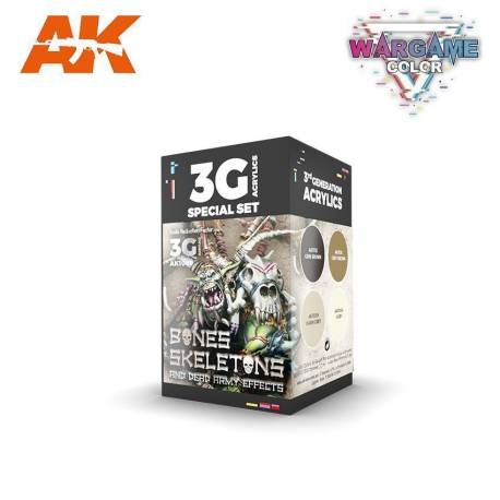 Bones Skeletons Wargame Color Set - Pintura AK Interactive