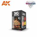Lava Effects Igneous and Earth Cracks Wargame Color Set - Pintura AK Interactive