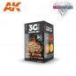 Lava Effects Igneous and Earth Cracks Wargame Color Set - Pintura AK Interactive