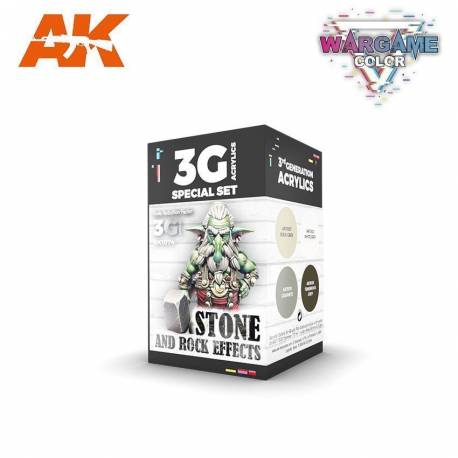 Stone and Rock Effects Wargame Color Set - Pintura AK Interactive Stone and Rock Effects Wargame Color Set - Pintura AK Interactive