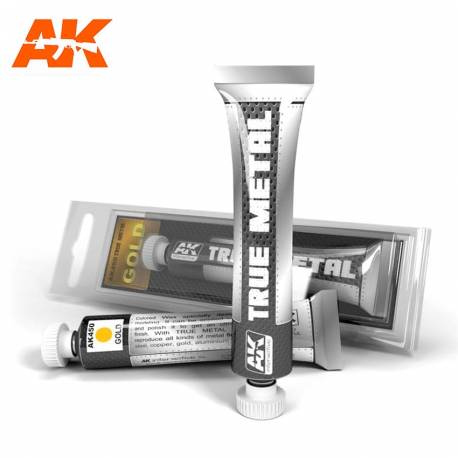True Metal Gold - Pintura AK Interactive True Metal Gold - Pintura AK Interactive