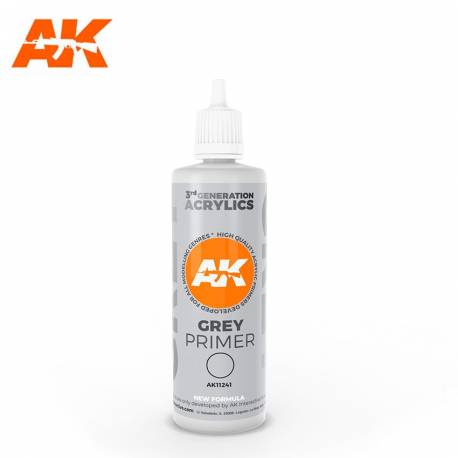 Imprimación Gris 100 ml Grey Primer - Pintura AK Interactive