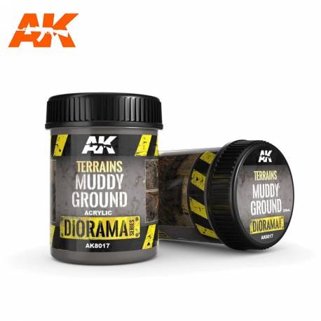 Muddy Ground 250 ml Terrains Textura - Pintura AK Interactive Muddy Ground 250 ml Terrains Textura - Pintura AK Interactive
