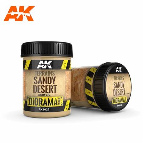 Sandy Desert 250 ml Terrains Textura - Pintura AK Interactive Sandy Desert 250 ml Terrains Textura - Pintura AK Interactive