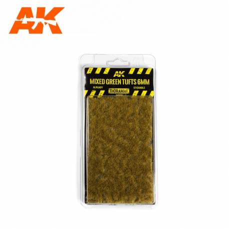 Mixed Green Tufts - Matas de Cesped - AK Interactive