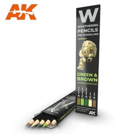 Green & Brown Shading Effects Set - AK Interactive Green & Brown Shading Effects Set - AK Interactive
