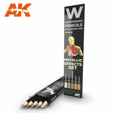 Metallic Effects Set - AK Interactive Metallic Effects Set - AK Interactive