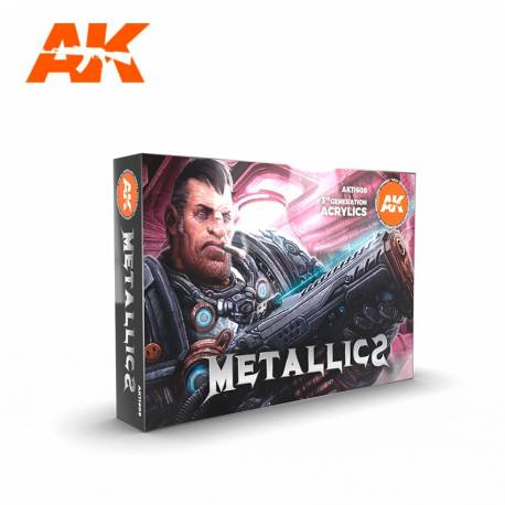 Metallics Color Set - Pintura AK Interactive