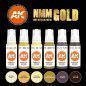 Non Metallic Metal Gold Color Set - Pintura AK Interactive Non Metallic Metal Gold Color Set - Pintura AK Interactive