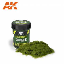 Grass Flock Summer 2mm Terrains Textura - Pintura AK Interactive