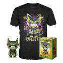 Funko Pop! & Tee - Metallic Perfect Cell - Dragon Ball - Exclusive 10cm