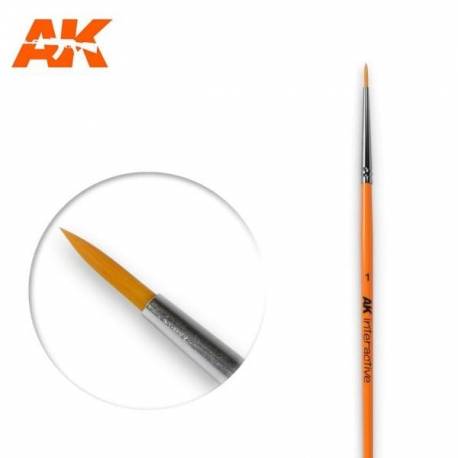 Pincel Redondo 1 - Round Brush - AK Interactive Pincel Redondo 1 - Round Brush - AK Interactive