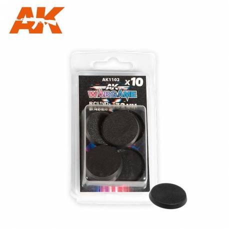 Bases Redondas 32 mm x 10 uds - AK Interactive