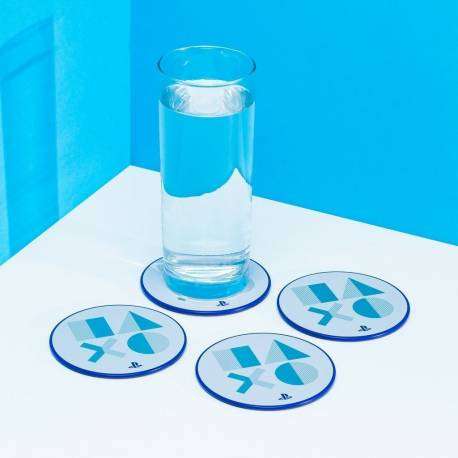 Set Posavasos Metal PlayStation