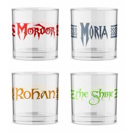 Set de 4 Vasos de Chupito El Señor de los Anillos