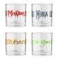Set de 4 Vasos de Chupito El Señor de los Anillos