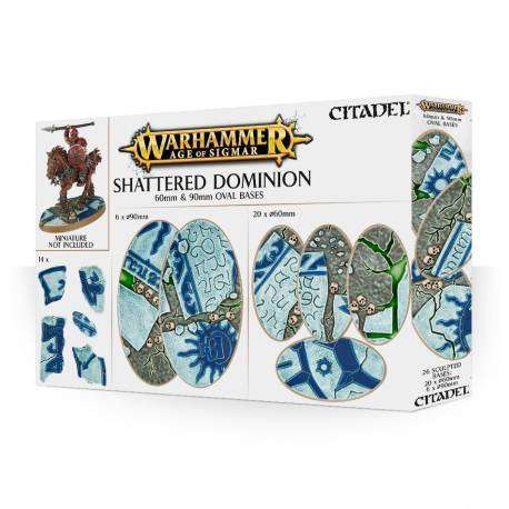 Peanas Shattered Dominion ovaladas 60 y 90 mm