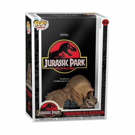 Funko Pop! - Tyrannosaurus Rex & Velociraptor - Jurassic Park Movie Posters Funko Pop! - Tyrannosaurus Rex & Velociraptor - Jurassic Park Movie Posters