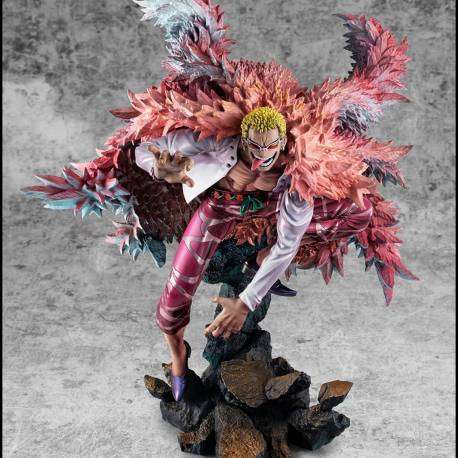 Megahouse One Piece Estatua PVC P.O.P Donquixote Doflamingo 21 Cm