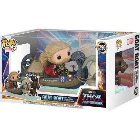 Funko Pop! Ride Super Deluxe - Thor with Goat Boat - Thor Love and Thunder Funko Pop! Ride Super Deluxe - Thor with Goat Boat - Thor Love and Thunder