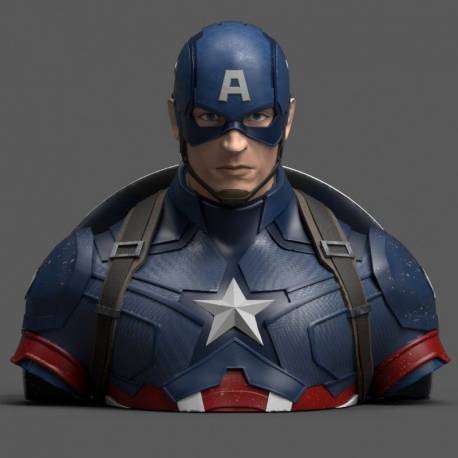 Hucha Busto Capitan America 22cm Hucha Busto Capitan America 22cm