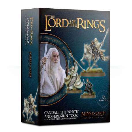 Gandalf The White and Peregrin Took - El Señor de los Anillos