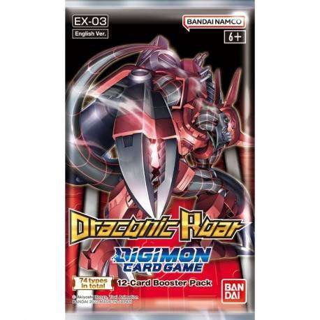 Digimon JCC Draconic Roar - Sobre de 12 Cartas