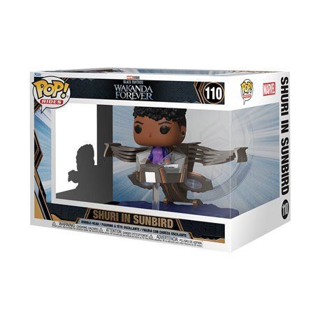 Funko Pop! Rides Deluxe - Shuri in Sunbird - Black Panther Wakanda Forever - Marvel Funko Pop! Rides Deluxe - Shuri in Sunbird - Black Panther Wakanda Forever - Marvel