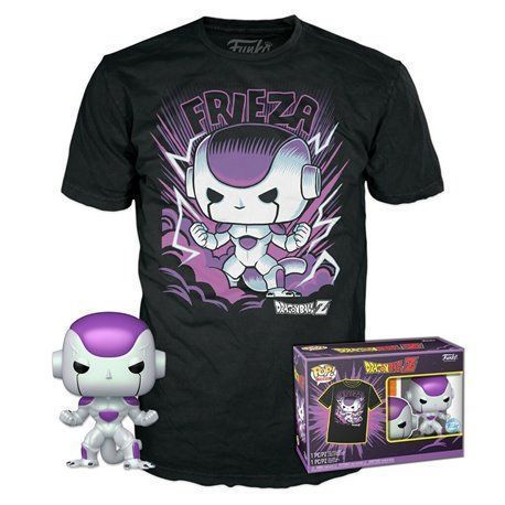 Funko Pop! & Tee - Frieza Final Form - Dragon Ball - Exclusive 10cm