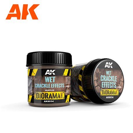 Wet Crackle Effects 100 ml Terrains Textura - Pintura AK Interactive