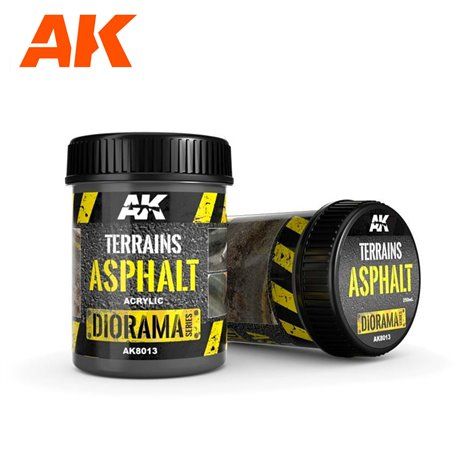 Asphalt 250 ml Terrains Textura - Pintura AK Interactive