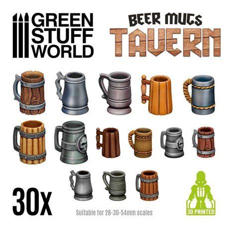 Jarras de Cerveza 30 Unidades - GSW
