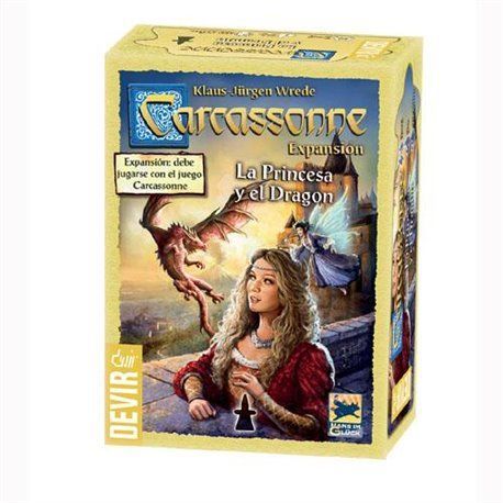 Carcassonne La Princesa y el Dragón - Juego de Mesa