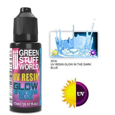 Resina Ultravioleta Azul Glow - GSW