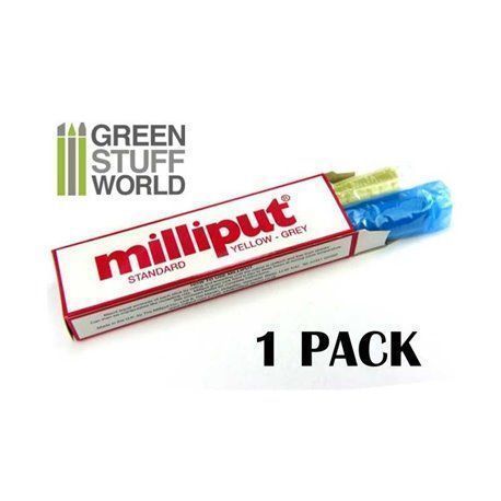 Masilla Epoxy Milliput Standard Yellow Grey - GSW Masilla Epoxy Milliput Standard Yellow Grey - GSW