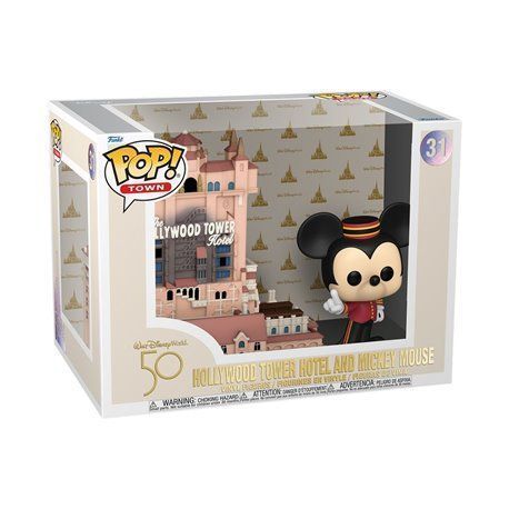 Funko Pop! Town - Disney World 50th Anniversary - Hollywood Tower Hotel and Mickey