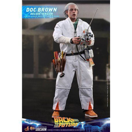 Doc Brown Deluxe Version - Regreso al Futuro - Hot Toys Figura 1/6
